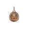 Pendentif Une médaille amour A. Augis petit modèle 1,36 grammes 58 Facettes