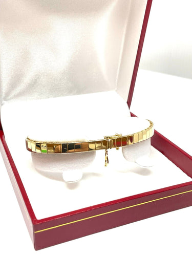 Bracelet Bracelet femme en or jaune diamants et saphirs 58 Facettes