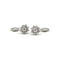 Boucles d'oreilles Boucles d'oreilles - or blanc & diamants 58 Facettes 240037R
