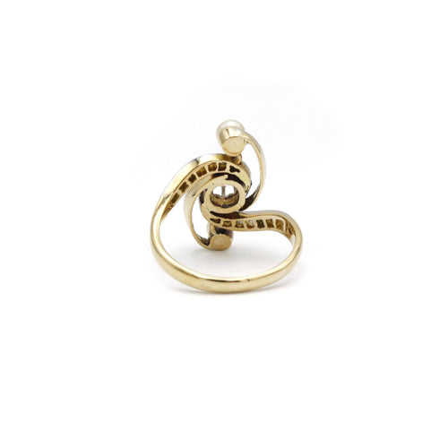 Bague Bague Perles et Diamants 58 Facettes 230174R
