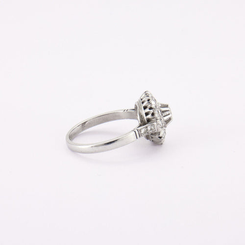 Bague 53 Bague Marguerite, diamants 58 Facettes
