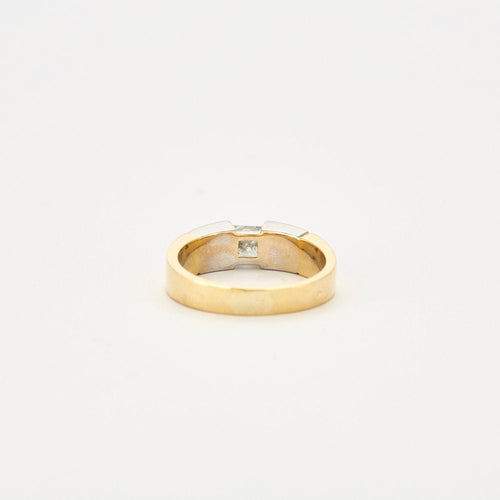 Bague 55.5 Bague Jonc Diamant princesse 0.77ct 58 Facettes 230469