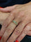 Bague 57 BAGUE JARRETIERE DIAMANTS ART NOUVEAU 58 Facettes 071081