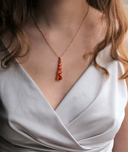 Collier Collier topazes en chute 58 Facettes 457