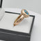 Bague 52 Bague vintage Topaze bleu suisse 58 Facettes