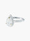 Bague 53.5 Bague diamant poire or blanc 58 Facettes LP72-11-420