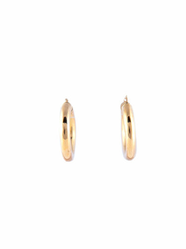 Boucles d'oreilles Créoles Rondes Or Jaune 58 Facettes