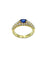 Bague BOUCHERON. Bague vintage or jaune, saphir et diamants 58 Facettes