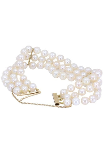 Bracelet BRACELET 3 RANGS PERLES DE CULTURE 58 Facettes 065451