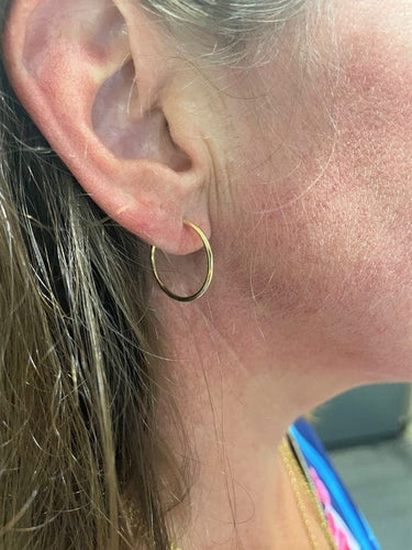 Boucles d'oreilles CRÉOLES MODERNES 58 Facettes 054171