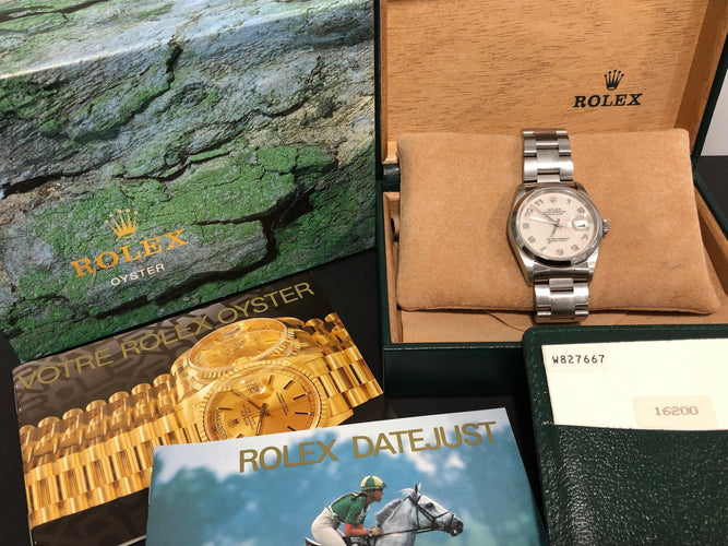 Montre MONTRE ROLEX VINTAGE DATEJUST OYSTER PERPETUAL 58 Facettes