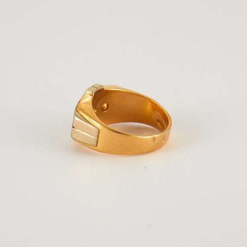 Bague 50 Bague Rétro 2 ors 3 Diamants 58 Facettes EL2-73