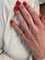 Bague BAGUE NAPOLÉON III PERLES ET RUBIS 58 Facettes 061351