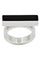 Bague 51 BAGUE MODERNE ARGENT ET ONYX "CHRISTOFLE" 58 Facettes 044321