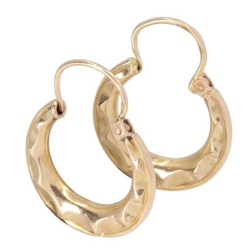 Boucles d'oreilles CRÉOLES EN OR JAUNE 58 Facettes 067031