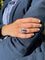 Bague 52 Bague Art Déco saphirs et diamants 58 Facettes 73