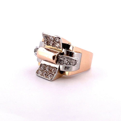 Bague Bague 2 Ors & Diamants 58 Facettes