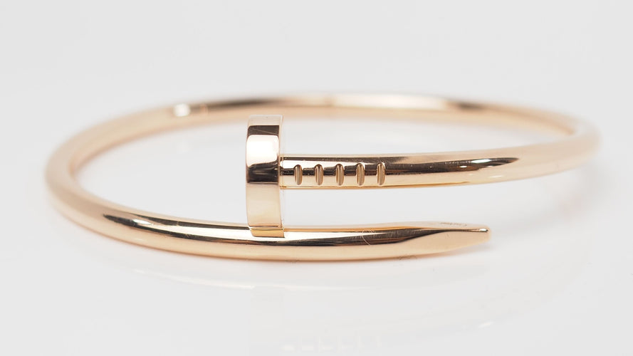 Bracelet 17cm CARTIER - Bracelet Juste un clou Or rose 58 Facettes 32499
