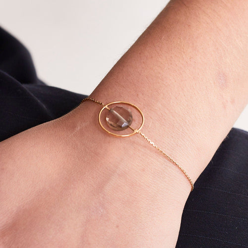 Bracelet Bracelet Paola Zovar Quartz fumé 58 Facettes