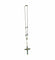 Pendentif Pendentif croix topaze sur chaîne en or jaune 58 Facettes