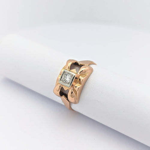 Bague 55 Bague en Or rose & diamant 58 Facettes 26163