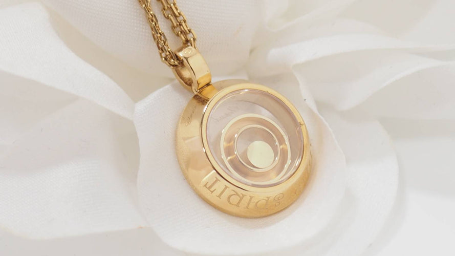 Collier Chopard - collier Happy spirit en or jaune, diamant 58 Facettes 31980