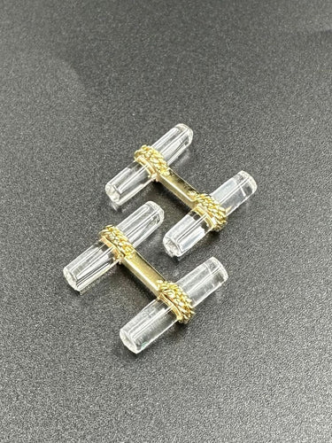 Boutons de manchette VAN CLEEF & ARPELS - Boutons de manchette or jaune 58 Facettes