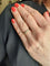 Bague 53 Demi alliance Or jaune Diamants 58 Facettes 080851