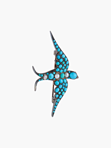 Broche Broche Hirondelle 58 Facettes