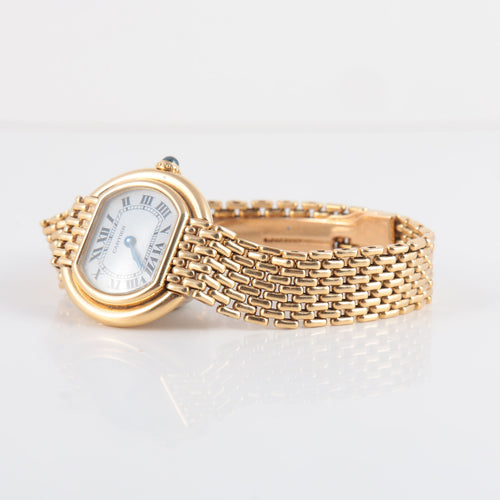 Montre CARTIER - Montre Ellipse en or jaune 58 Facettes