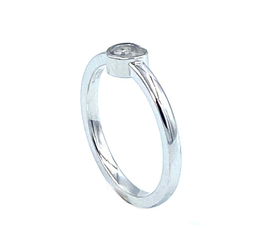 Bague Chopard. Happy Diamonds, bague or blanc et diamant 58 Facettes