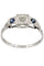 Bague BAGUE ART-DÉCO SAPHIRS ET DIAMANTS 58 Facettes 042051