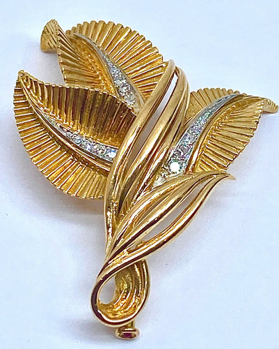 Broche Broche O jaune 13 Diamants 58 Facettes AB269