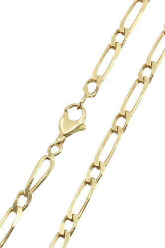 Collier CHAINE MAILLE FIGARO ALTERNÉE 58 Facettes 053201