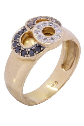 Bague 53 BAGUE MODERNE DIAMANTS 58 Facettes 075281