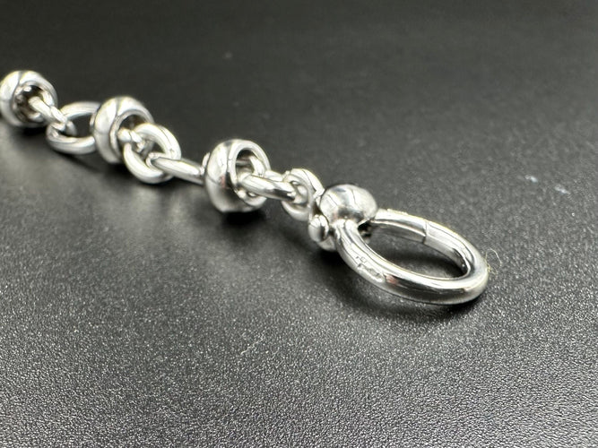 Bracelet POMELLATO. Bracelet Maillons Or Blanc 58 Facettes