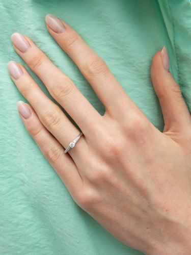 Bague 49 Mauboussin - Bague Solitaire "Tu es le sel de ma vie" 58 Facettes