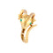 Bague 51 Bague tête de bélier en or jaune 58 Facettes