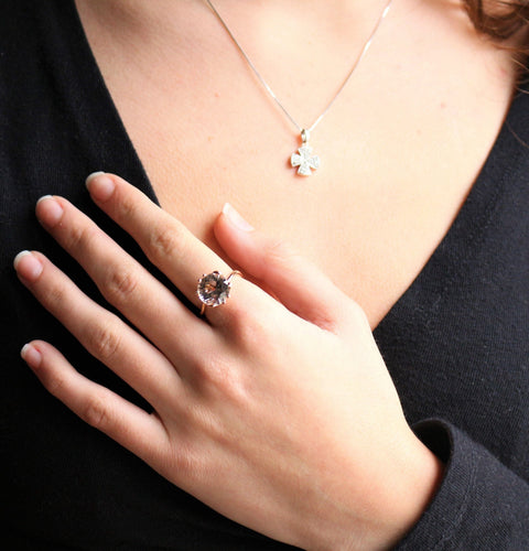 Bague DIOR bague « OUI » morganite sur or rose 58 Facettes 422