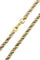 Collier COLLIER MAILLE TORSADÉE 2 ORS 58 Facettes 046131