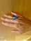 Bague Bague Diamant Aigue-Marine Santa Maria 25 Carats 58 Facettes