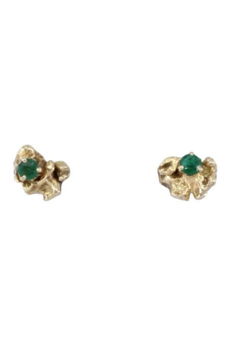 Boucles d'oreilles BOUCLES D'OREILLES PÉPITES ÉMERAUDES 58 Facettes 074991