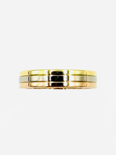 Bague CARTIER. Collection Vendôme Louis Cartier, bague 3 ors 58 Facettes