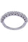 Bague 53 DEMI-ALLIANCE DIAMANTS 58 Facettes 072161