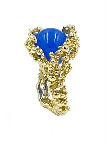 Bague GILBERT ALBERT. Bague or jaune et billes interchangeables 58 Facettes