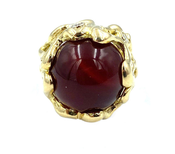 Bague Gilbert Albert. Bague or jaune et diamants 58 Facettes