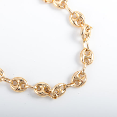 Bracelet BRACELET OR JAUNE MALLE GRAIN DE CAFE 58 Facettes LP 931
