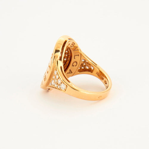 Bague BULGARI - Bague Pavage Diamants 58 Facettes