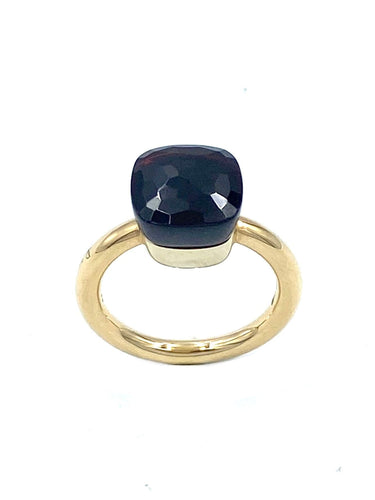 Bague 53 POMELLATO.  Collection Nudo, bague 2 ors et grenat 58 Facettes