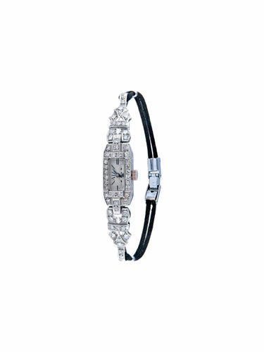 Montre Montre Art Déco Diamants 58 Facettes